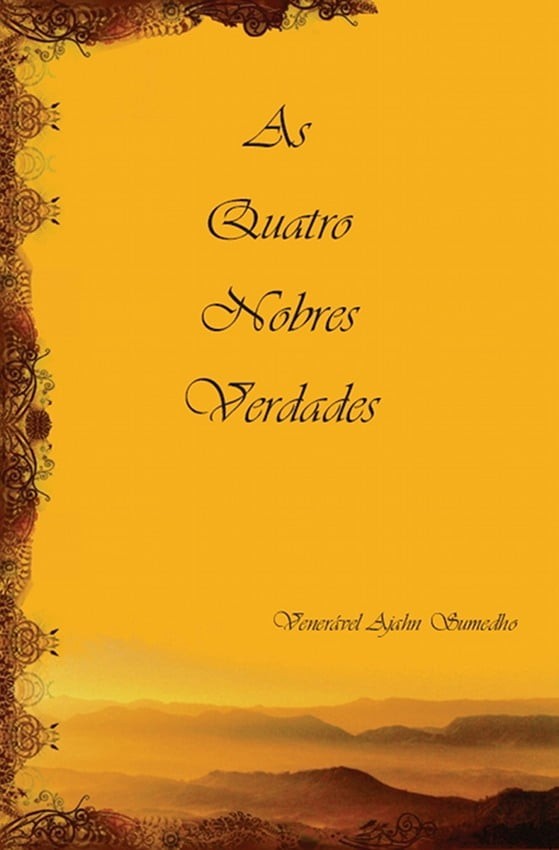 Cover image for Dhamma book As Quatro Nobres Verdades