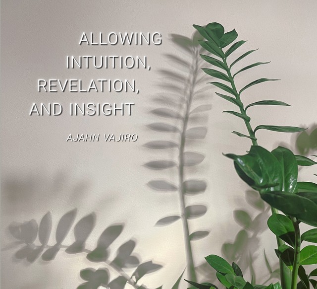 Cover image for Dhamma book Allowing Intuition