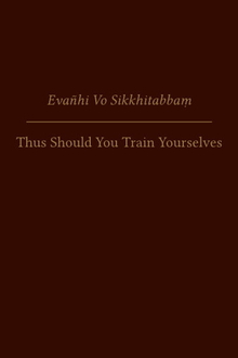 Cover for Thus You Should Train Yourselves